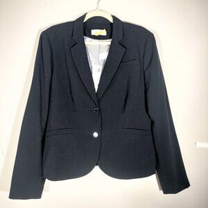 Calvin Klein Two-Button Blazer: Navy (officially) or Black (unofficially)